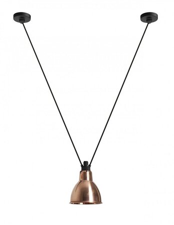 DCW Lampe Acrobates de Gras N°323 L Pendelleuchte Rund - Raw Copper
