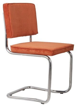 Zuiver Ridge Kink Rib Chair - Orange
