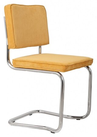 Zuiver Ridge Kink Rib Chair - Yellow