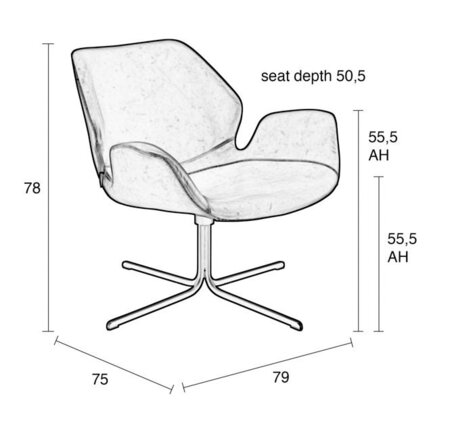 Zuiver Nikki Lounge Chair