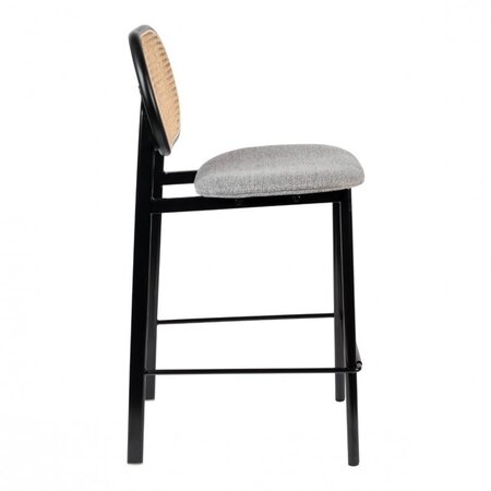 Zuiver Spike Counter Stool 64.5 cm - Natural/Grey