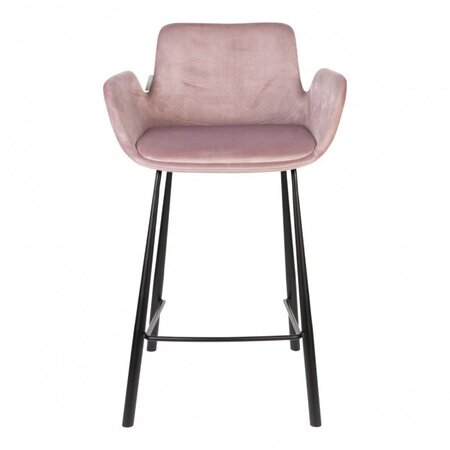 Zuiver Brit Counter Stool - Pink