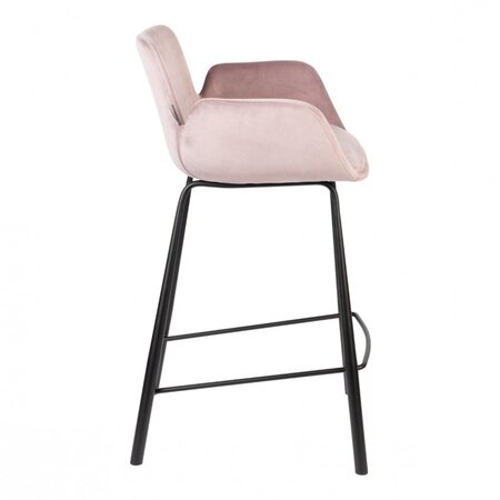Zuiver Brit Counter Stool - Pink