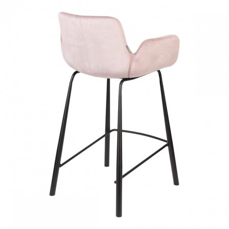 Zuiver Brit Counter Stool - Pink