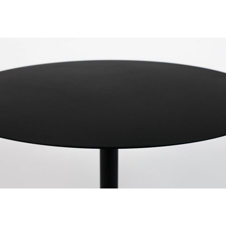 Zuiver Snow Side Table Round M Black