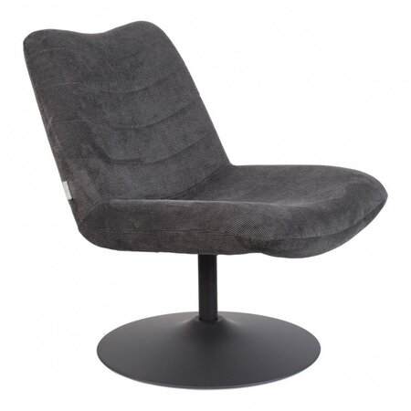 Zuiver Bubba Lounge Chair - Dark Grey