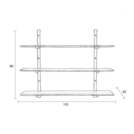 Zuiver Bundy Wall Shelf
