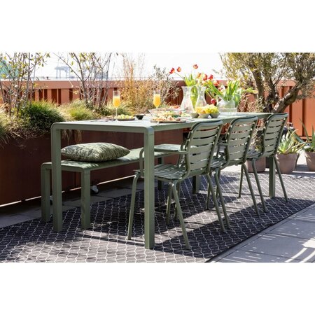 Zuiver Vondel Garden Armchair - Green