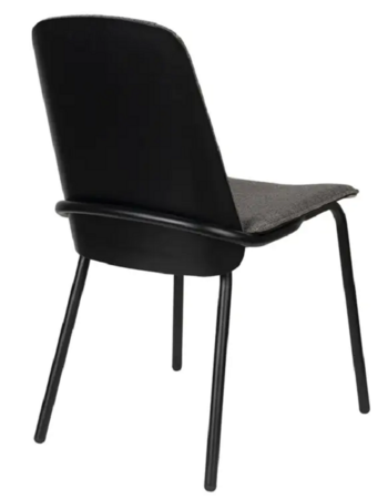 Zuiver Clip Chair - Black/Grey