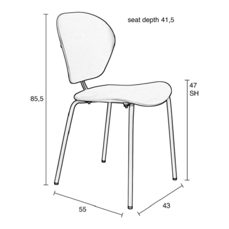 Zuiver The Ocean Chair