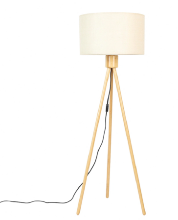 Zuiver Fan Floor Lamp Bamboo