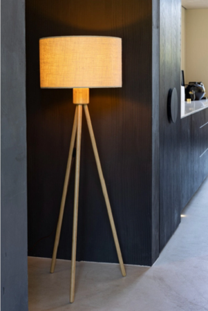 Zuiver Fan Floor Lamp Bamboo