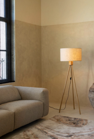 Zuiver Fan Floor Lamp Bamboo