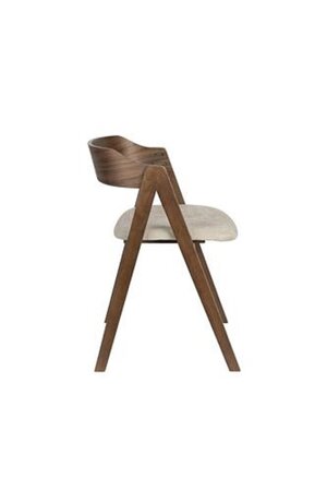 Zuiver Chair Pole Walnut - Stuhl mit Armlehne 