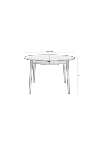Zuiver Table Twist Round - Esstisch rund