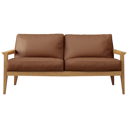 Case Stanley Medium Leather Sofa - Brown