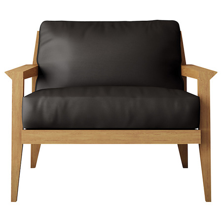 Case Stanley Leather Armchair - Black