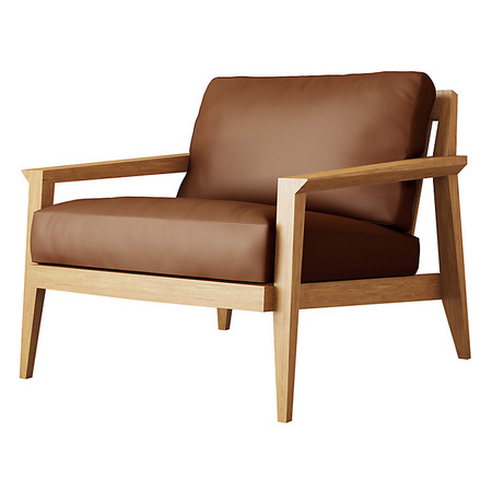 Case Stanley Leather Armchair - Brown