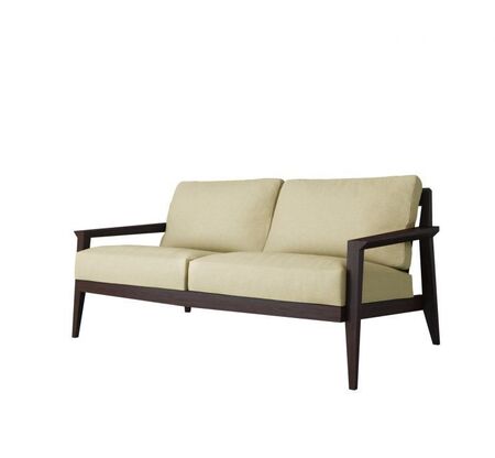 Case Stanley 2-Seater Sofa - Black Frame - Fabric Miriam#50 Sand