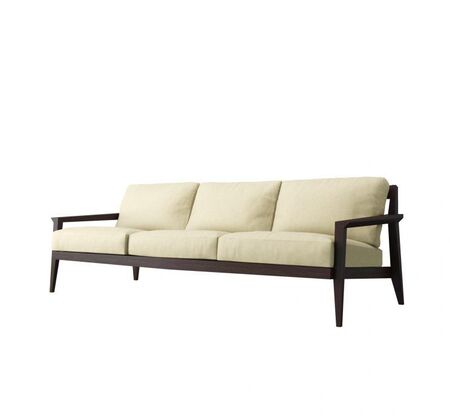 Case Stanley 3-Seater Sofa - Black Frame - Fabric Miriam#50 Sand