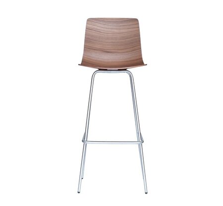 Case Loku Bar Stool (Tubular Base) - Stainless Steel Frame
