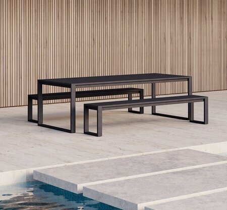 Case Furniture Eos - Tisch 250 x 100 cm - Black