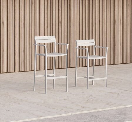 Case Eos Bar Stool - White