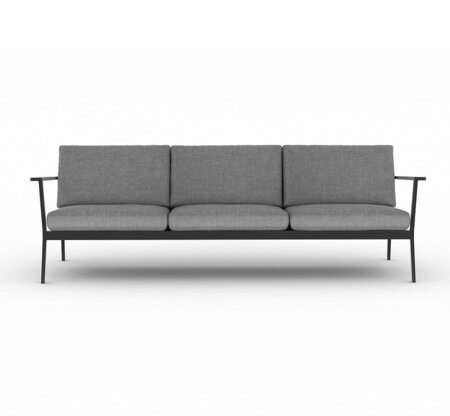 Case Eos 3-Seater Sofa - Black