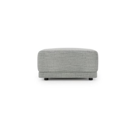Case Kelston Ottoman - Fabric: Tundra- Fog