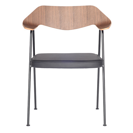 Case Furniture 675 - Stuhl - Black / Walnut