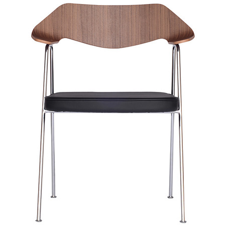 Case Furniture 675 - Stuhl - Oak and Chrome