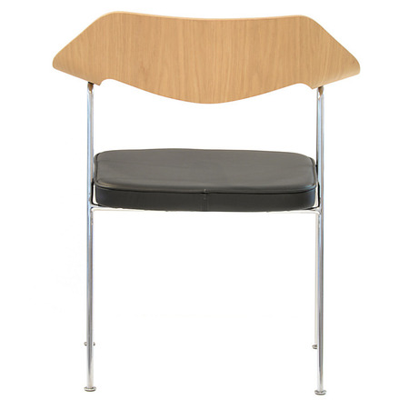 Case Furniture 675 - Stuhl - Oak and Chrome