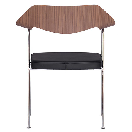 Case Furniture 675 - Stuhl - Walnut and Chrome