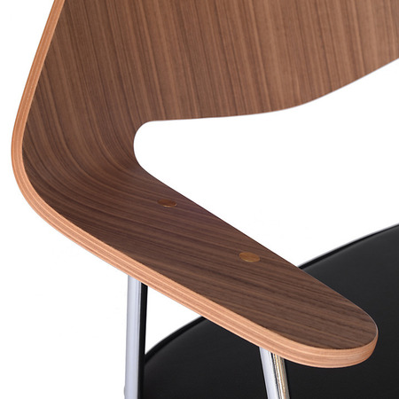 Case Furniture 675 - Stuhl - Black / Walnut