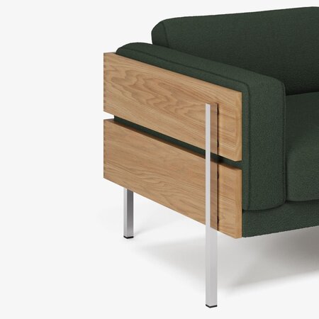 Case Forum -  Armsessel - Oak / Moss