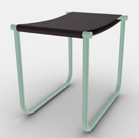 Cassina 9 Tabouret - Hocker - Grün Lackiert