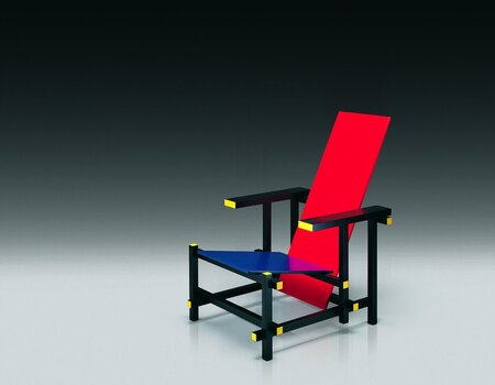 Cassina Red and Blue - Sessel