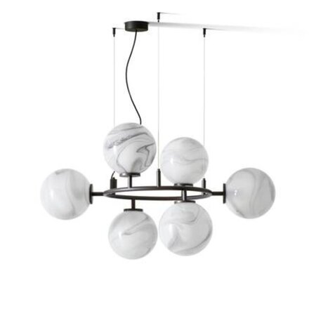 Cassina Constellation - Pendelleuchte - Weiss marmoriert
