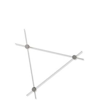 Cassina Eitie Triangle Wall - Wandleuchte - 130 - Schwarz / Gold