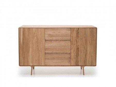 Gazzda Gazzda Highboard Modell Fawn - Eiche Eiche weiss (1015), B: 150 cm 