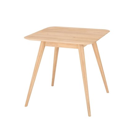 Gazzda Stafa Round Table - Oiled oak - White 1015