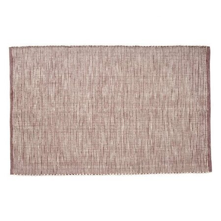 Huebsch Teppich gewebt bordeaux/weiss