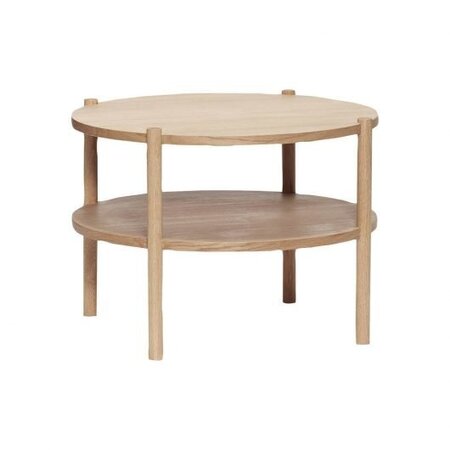Huebsch Tisch rund eiche natur h44cm