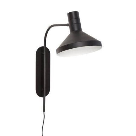 Huebsch Wandlampe Metall schwarz