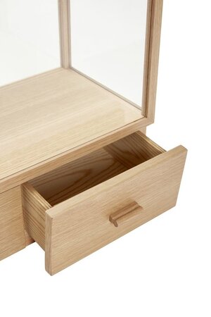 Huebsch Display Eiche/Glas Fsc Natur
