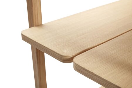 Huebsch Regal M/5 Fächer Eiche Fsc
