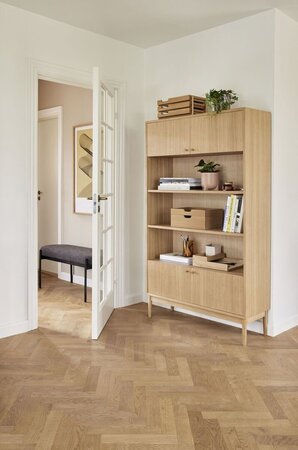 Huebsch Prime Shelf Unit Natural