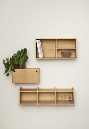 Huebsch Focal Shelf Unit Natural