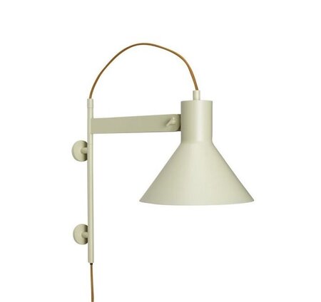 Hübsch Studio Wandlampe Beige