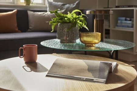 Huebsch Bringme Table Lamp Burnished Brass
